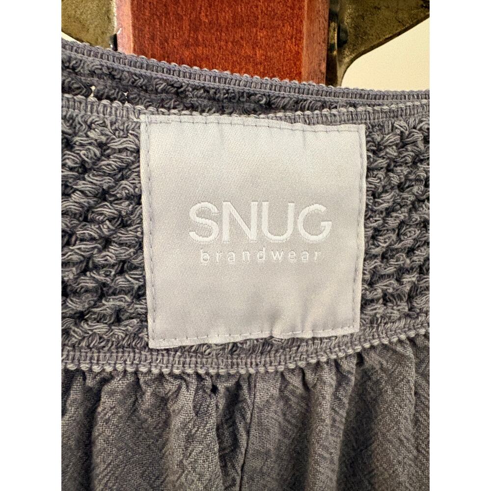 Gray SNUG by Sunday Citizen Wide Leg Lounge Pants Sz Small/Medium - Picture 7 of 8